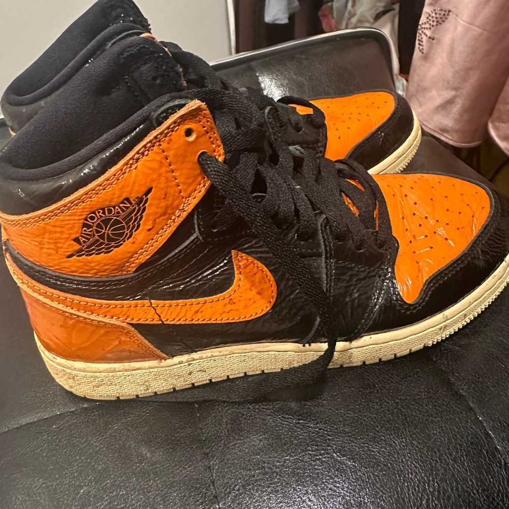 Jordan Kids Sneakers - Black and Orange